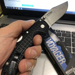 Нож COLD STEEL VOYAGER CLIP LARGE PLAIN EDGE 29AC